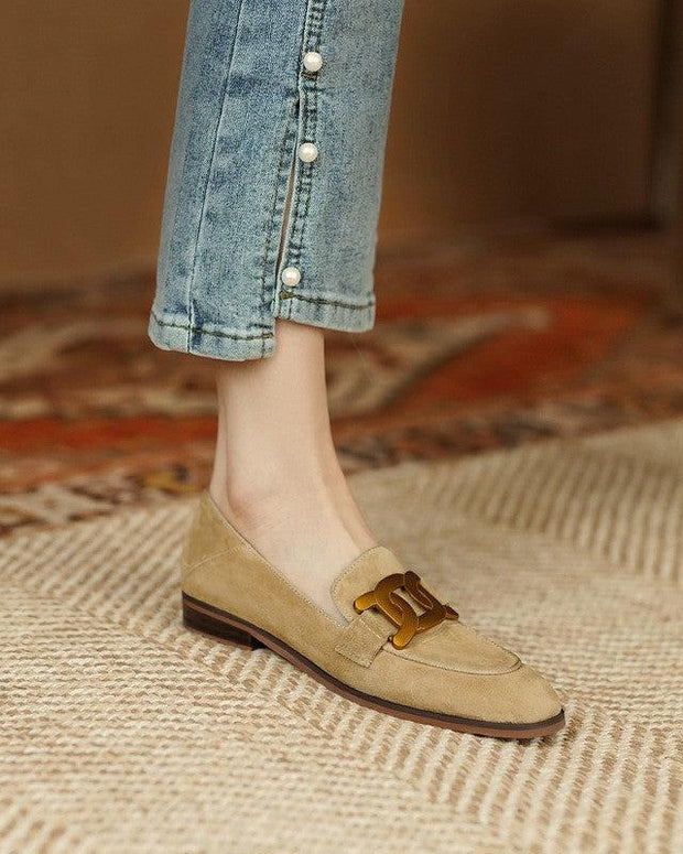 Zamszowe Mokasyny Księżniczki Warschau Fashion
