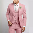 Slim Fit Męski Garnitur Weselny 3-częściowy | Formalny