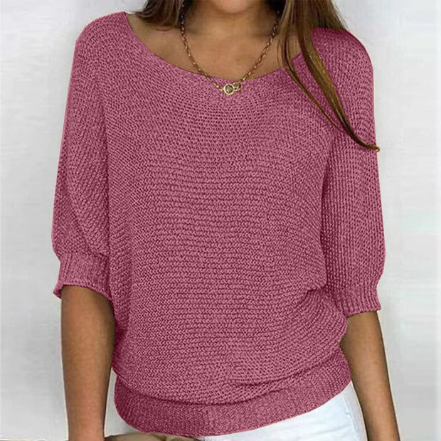 Eliana Wiosenny Sweter Sweater Warschau Fashion Różowy S