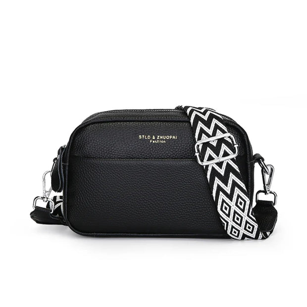 Bella | Kobieca Torebka na Ramię Women Bag Warschau Fashion Czarny