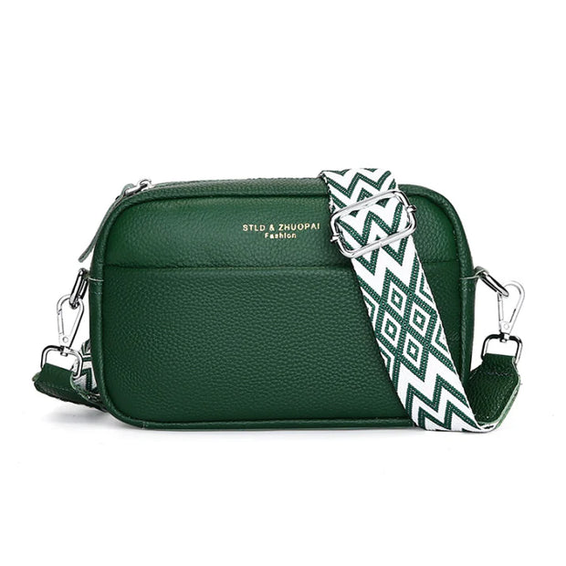 Bella | Kobieca Torebka na Ramię Women Bag Warschau Fashion Zielony
