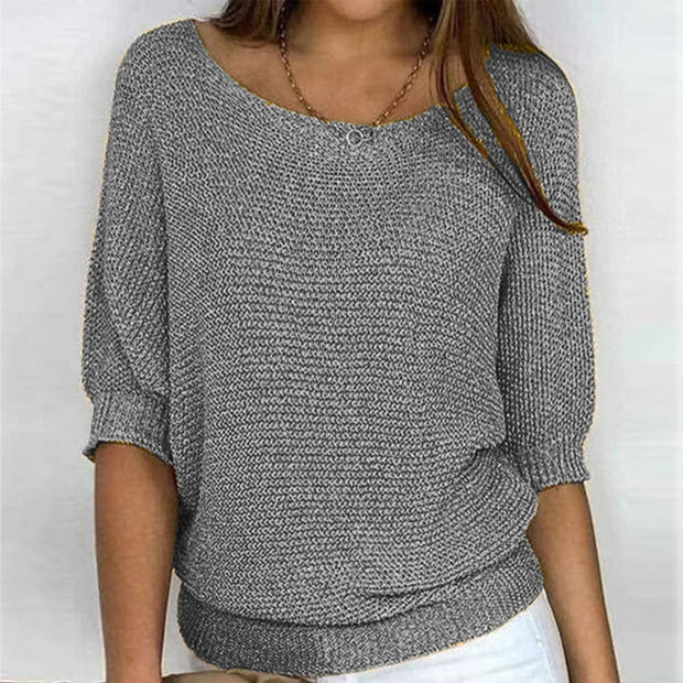 Eliana Wiosenny Sweter Sweater Warschau Fashion Szary S