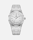 Elegancki męski zegarek 41mm z stalową kopertą