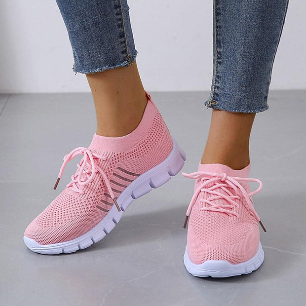 ALZBETA - Przewiewne i modne letnie obuwie Women Sneakers Athletic All-year Warschau Fashion Różowy 34