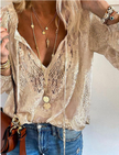 Alessian | Bluzka damska w stylu vintage boho
