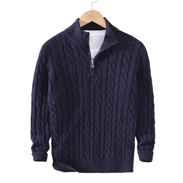 Reno Półsuwak Sweater Warschau Fashion Granatowy S