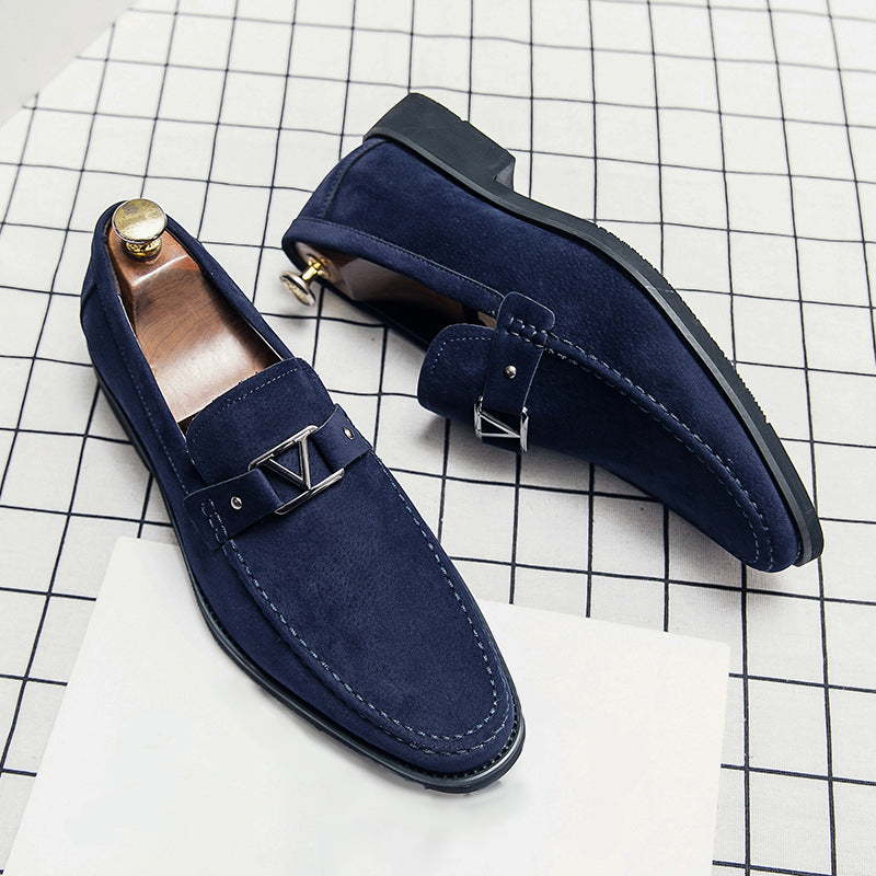 Verona Eleganckie Mokasyny z Zamszu