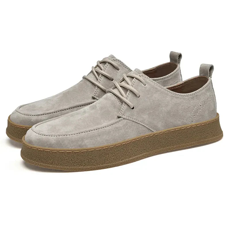 Eleganckie męskie sneakersy z wysokiej jakości zamszu