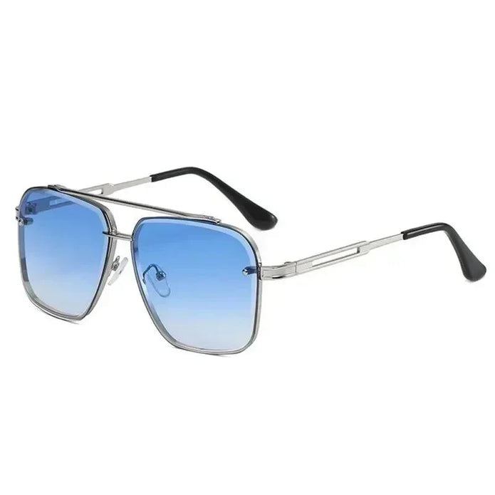 Eleganckie męskie okulary przeciwsłoneczne w kwadratowym stylu