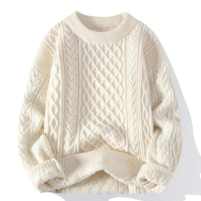 Abdal | Męski Sweter Świąteczny na Ciepłe Dni | 2025 Christmas Warschau Fashion Beżowy S