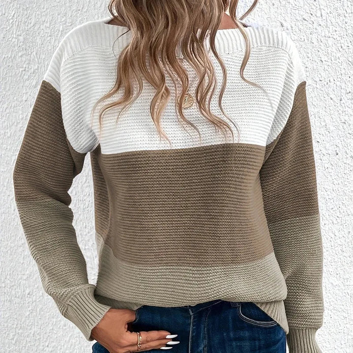 Le Clair | Najbardziej stylowy zimowy sweter Sweater Warschau Fashion Brązowy XS