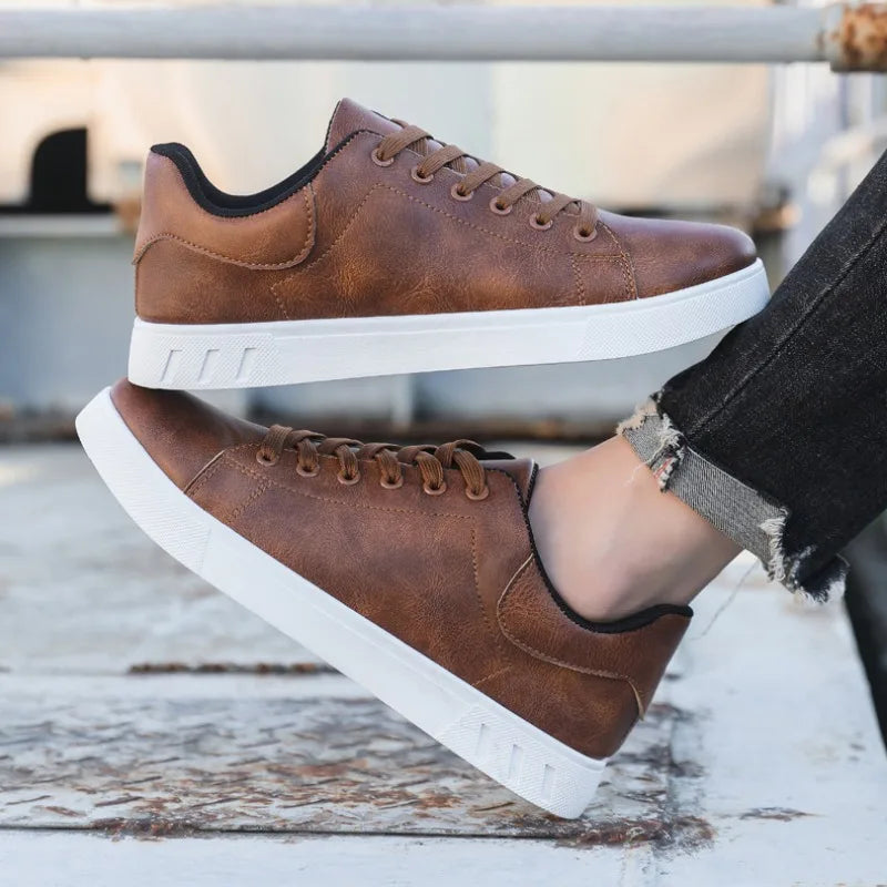Eleganckie męskie buty skórzane w klasycznym stylu
