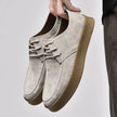 Eleganckie męskie sneakersy z wysokiej jakości zamszu