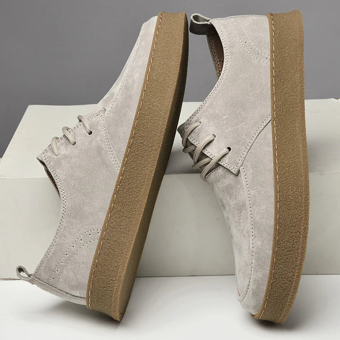 Eleganckie męskie sneakersy z wysokiej jakości zamszu