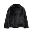 Damska kurtka zimowa z pluszowym futrem syntetycznym Women's Coat Warschau Fashion