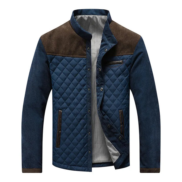 ZAVINO - Męska Kurtka na Jesień Sport Jackets Warschau Fashion Brązowy XS