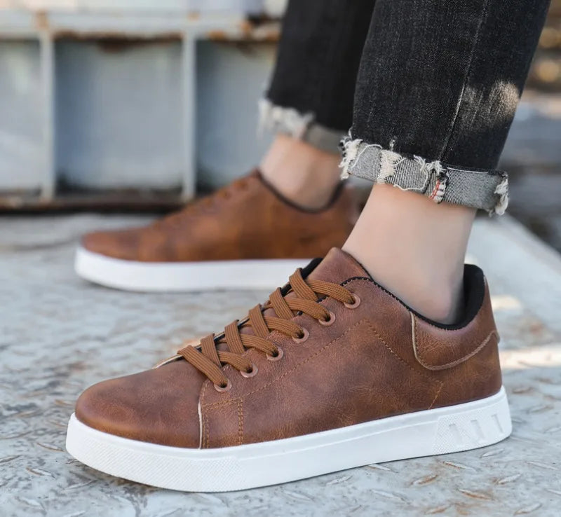 Eleganckie męskie buty skórzane w klasycznym stylu