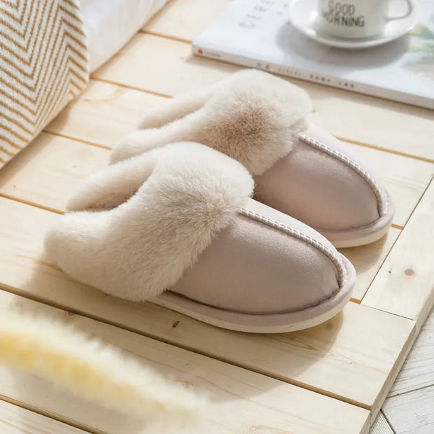 Miękkie damskie kapcie Women Slippers Warschau Fashion Beżowy 36-37