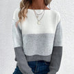 Le Clair | Najbardziej stylowy zimowy sweter Sweater Warschau Fashion Jasnoszary XS