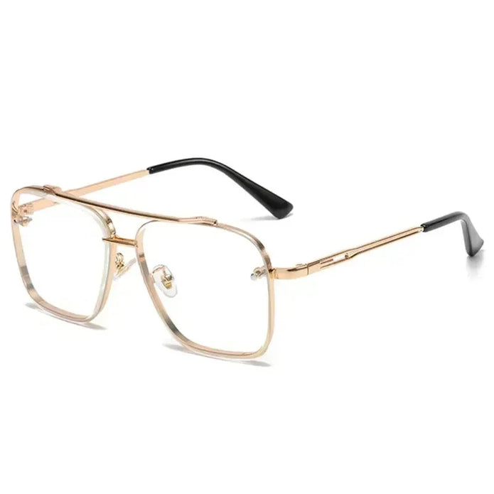 Eleganckie męskie okulary przeciwsłoneczne w kwadratowym stylu