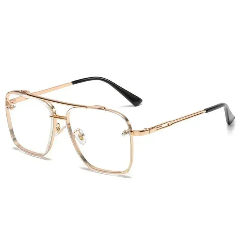 Eleganckie męskie okulary przeciwsłoneczne w kwadratowym stylu