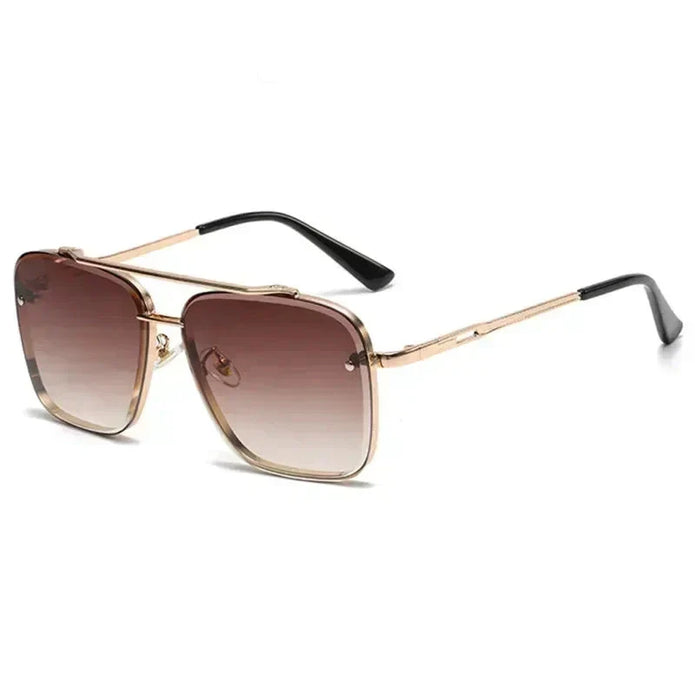 Eleganckie męskie okulary przeciwsłoneczne w kwadratowym stylu