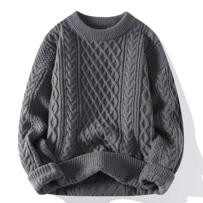 Abdal | Męski Sweter Świąteczny na Ciepłe Dni | 2025 Christmas Warschau Fashion Szary S