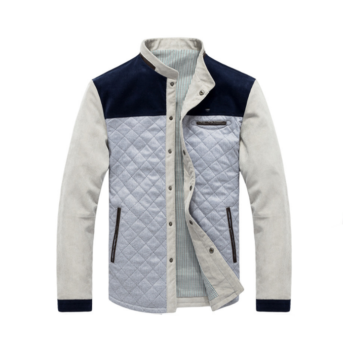 SILAS - Męska Lekka Kurtka na Lato Fashion Men Jacket Quilted Fall Warschau Fashion