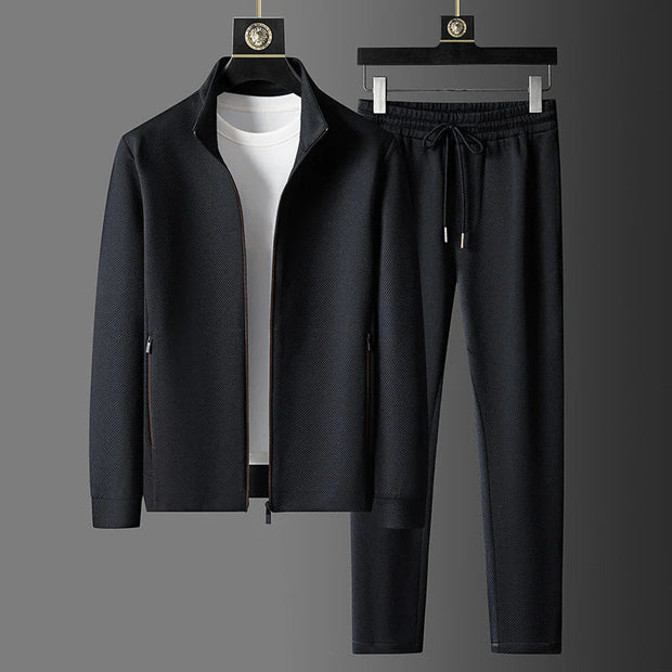 Męski Slim Fit Dres Sportowy