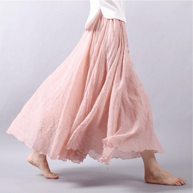 Vera – Spódnica Boho Chic, Lekka i Elegancka skirt women Warschau Fashion Róż S