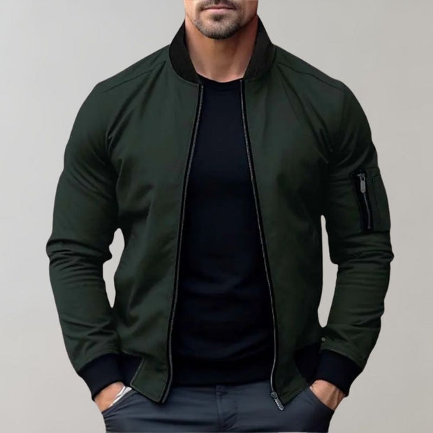 Finn | Kurtka Bombowiec Heren Jassen | modern Warschau Fashion Zielony M