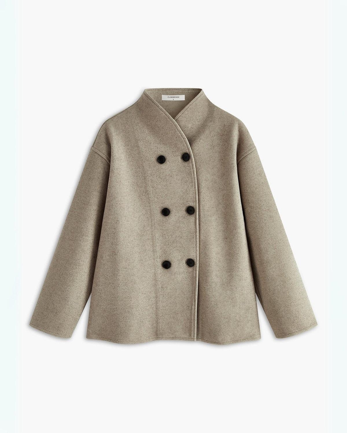 Elegancki Płaszcz z Guzikami dla Kobiet winterjas dames Warschau Fashion