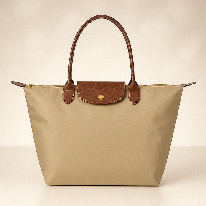 Elegancka Wodoodporna Torba Skórzana – Uniwersalna Torba na Ramię do Codziennego Użytku, Pojemna i Wytrzymała Bags Warschau Fashion Khaki