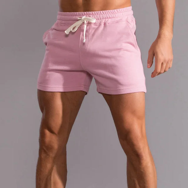 Bastia - Klasyczne Spodenki Męskie Pants Warschau Fashion Różowy S