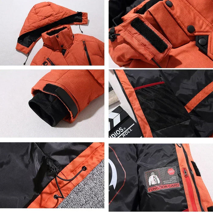 ZAVO - Męski Kombinezon Narciarski Wodoodporny i Izolacyjny Skipak man Warschau Fashion