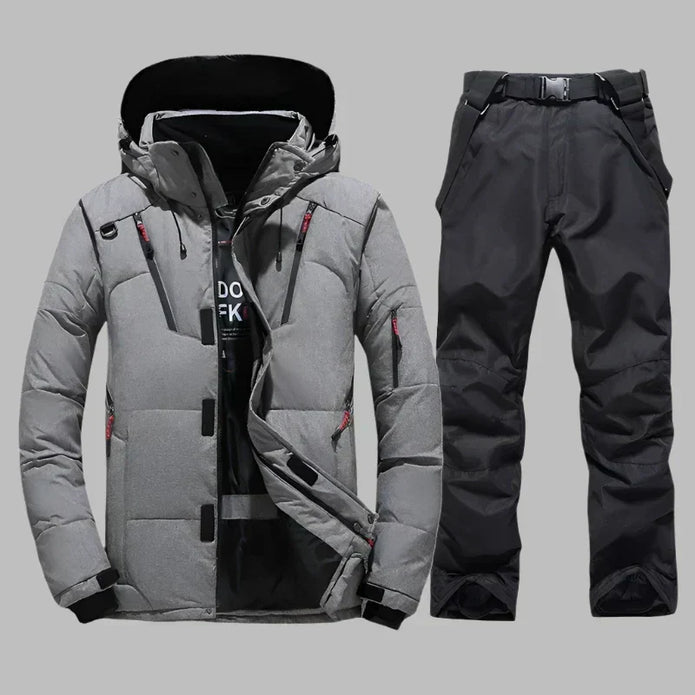 ZAVO - Męski Kombinezon Narciarski Wodoodporny i Izolacyjny Skipak man Warschau Fashion