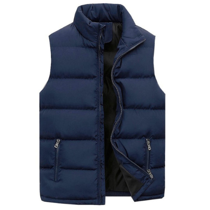 LAVINO - Męska Izolacyjna Kamizelka Jackets Warschau Fashion Niebieski XS