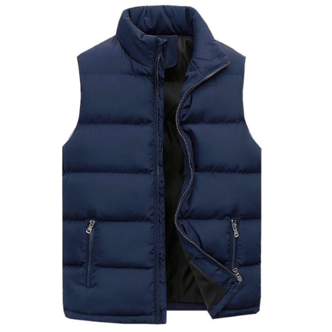 LAVINO - Męska Izolacyjna Kamizelka Jackets Warschau Fashion Niebieski XS