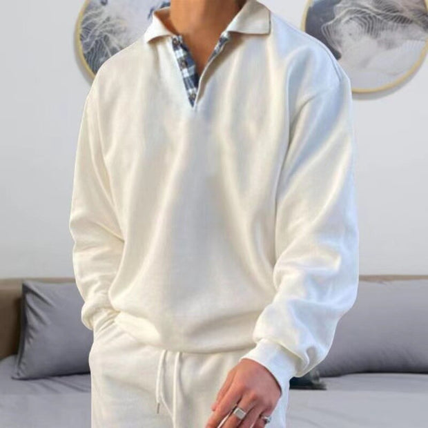 Benedikt | Męski Sweter Men Sweaters Warschau Fashion Biały M
