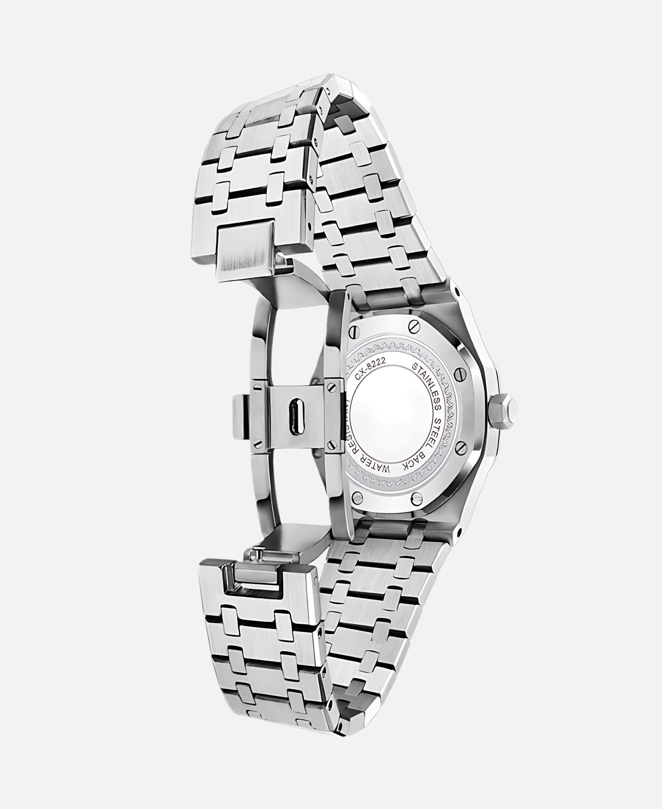 Elegancki męski zegarek 41mm z stalową kopertą