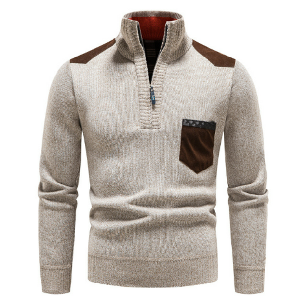 Balthasar | Męski Sweter Men Sweaters Warschau Fashion Beżowy M