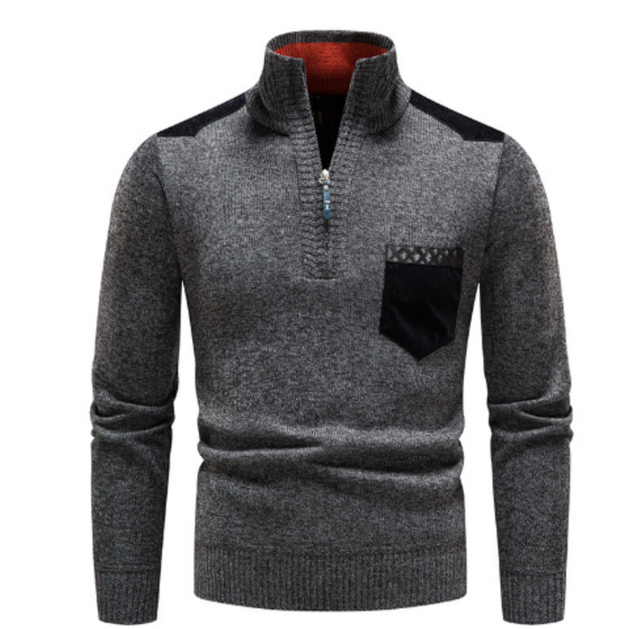 Balthasar | Męski Sweter Men Sweaters Warschau Fashion Ciemnoszary M