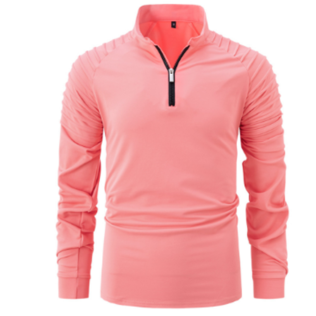 Lysander | Męski Sweter Men Sweaters Warschau Fashion Różowy S