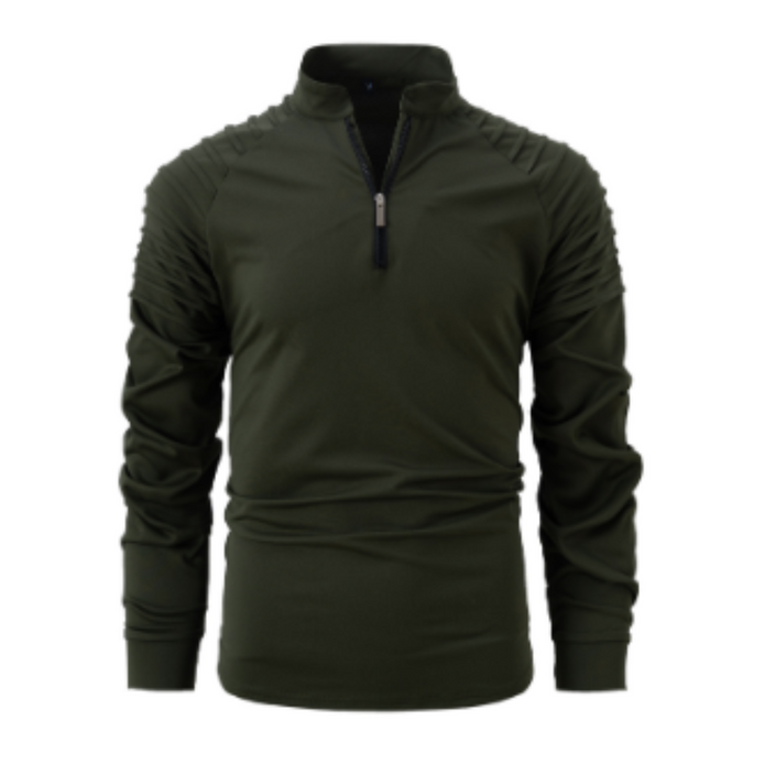 Lysander | Męski Sweter Men Sweaters Warschau Fashion Zielony wojskowy S