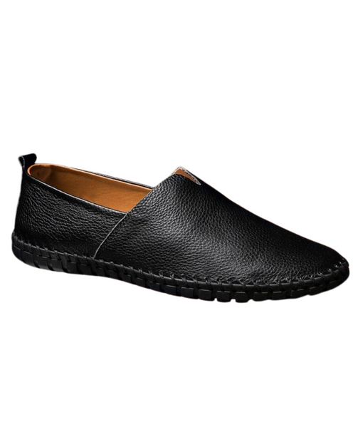 Ręcznie wykonane skórzane loafersy