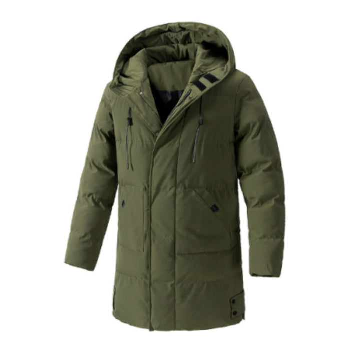 Thao | Stylowa, luźna kurtka przeciwdeszczowa z długim rękawem dla mężczyzn Men Jackets Warschau Fashion Zielony M
