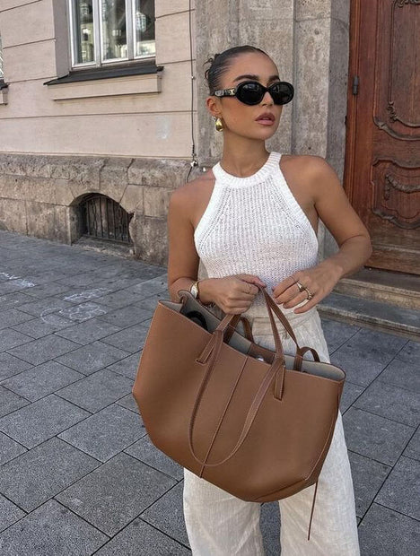 WW - Vintage Tote Bag dla kobiet | Przestronna torba na ramię w promocji