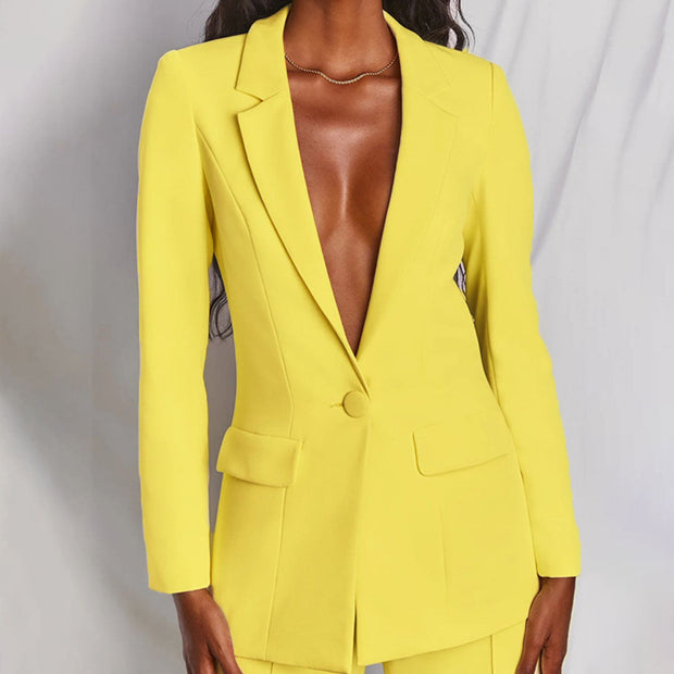 Stylowy komplet żakietu i spodni dla kobiet Woman Set Warschau Fashion