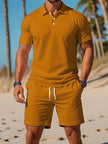 Zestaw Męski na Lato | Poloshirt i Szorty | Stylowa Moda Męska
