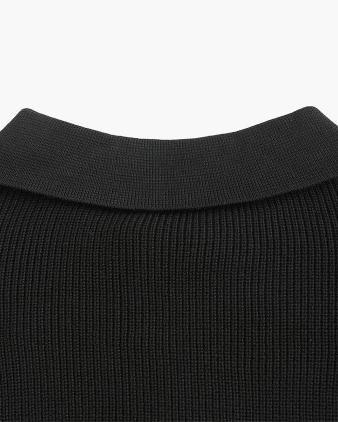 Sweter Cesare z zamkiem do połowy